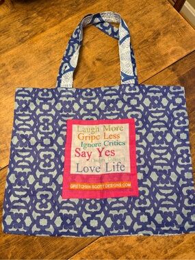 Gretchen Scott Designs Signature Fabric Shopping Tote